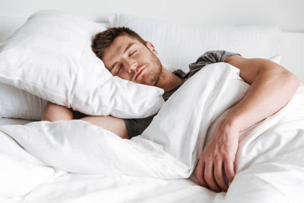 man sleeping
